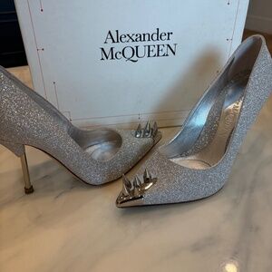 ✨ Alexander McQueen Studded Sparkle Heels ✨